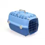 STEFANPLAST Horizon 1 gyvūnų transportavimo narvas su metalinėmis durelėmis 48x32x30 cm, šviesiai mėlynas/mėlynas