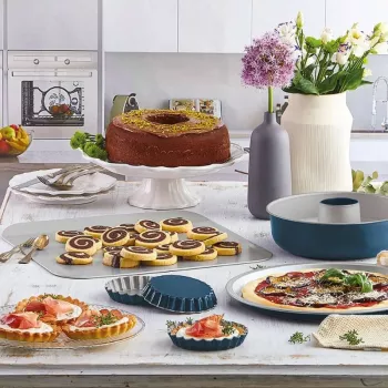 GUARDINI XBake atsegama torto forma Ø 23 cm, antracito pilkos spalvos