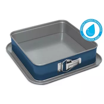 GUARDINI XBake kvadratinė kepimo forma 24x24x7 cm, neprideganti anglinio plieno, antracito pilkos spalvos