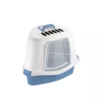 STEFANPLAST Kaku tualeto dėžė Sprint Corner Plus 56x40x40cm Mėlyna/Balta