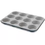 GUARDINI XBake 12 vietų keksiukų forma 27 x 35 x 3 cm, antracito spalvos, neprideganti