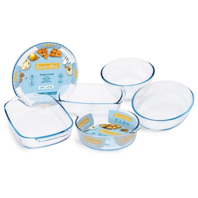 GUARDINI stiklinė dubenėlis Borosilikatinis Ø21cm 2,1L permatomas