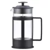 ASI COLLECTION GULFI L 1L French Press Coffee Maker, borosilikatinis stiklas, nerūdijantis plienas
