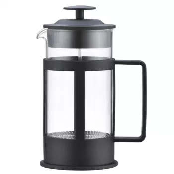 ASI COLLECTION GULFI L 1L French Press Coffee Maker, borosilikatinis stiklas, nerūdijantis plienas