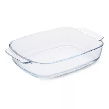 GUARDINI stiklinė kepimo forma stačiakampė borosilikatinis stiklas 38x25,5x7 cm / 3,8 L