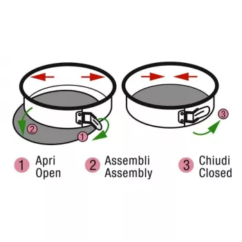 GUARDINI Gardenia 24 cm anglies plieno neprideganti torto forma su nuimamu dugnu