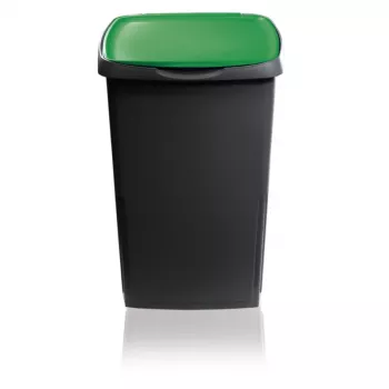 GIOSTYLE Eco Solution atliekų konteineris 45L 37x36x53,5cm tamsiai pilkas/žalias