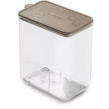 GIOSTYLE Maisto talpa stačiakampė L 1,8L Con.Tengo 15,5x10x17,1cm Pilkai ruda