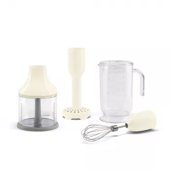 SMEG HBAC11CR rankinio blenderio priedų rinkinys, 4 dalių, kreminės spalvos