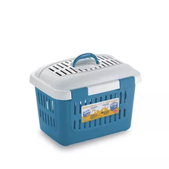 STEFANPLAST Transporto narvas Midi Gulliver 45x33x33cm Baltas/Mėlynas