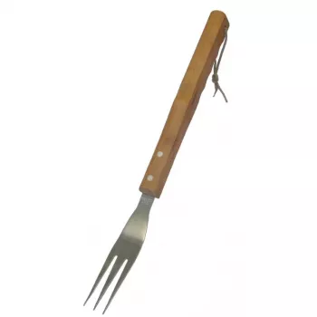 ASI COLLECTION kepsnių šakutė 45 cm, nerūdijantis plienas, medinė rankena