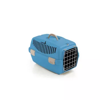 STEFANPLAST Gulliver 1 transportavimo narvas su metalinėmis durelėmis 48x32x31cm mėlynas