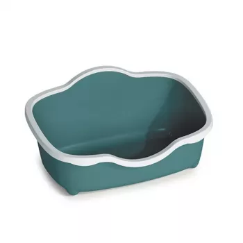 STEFANPLAST Cat Toilet Tres Chic Open 56x38,5x26 cm balta/žalia