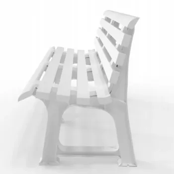 BICA Olimpia sodo suolas 150x53x77cm baltas