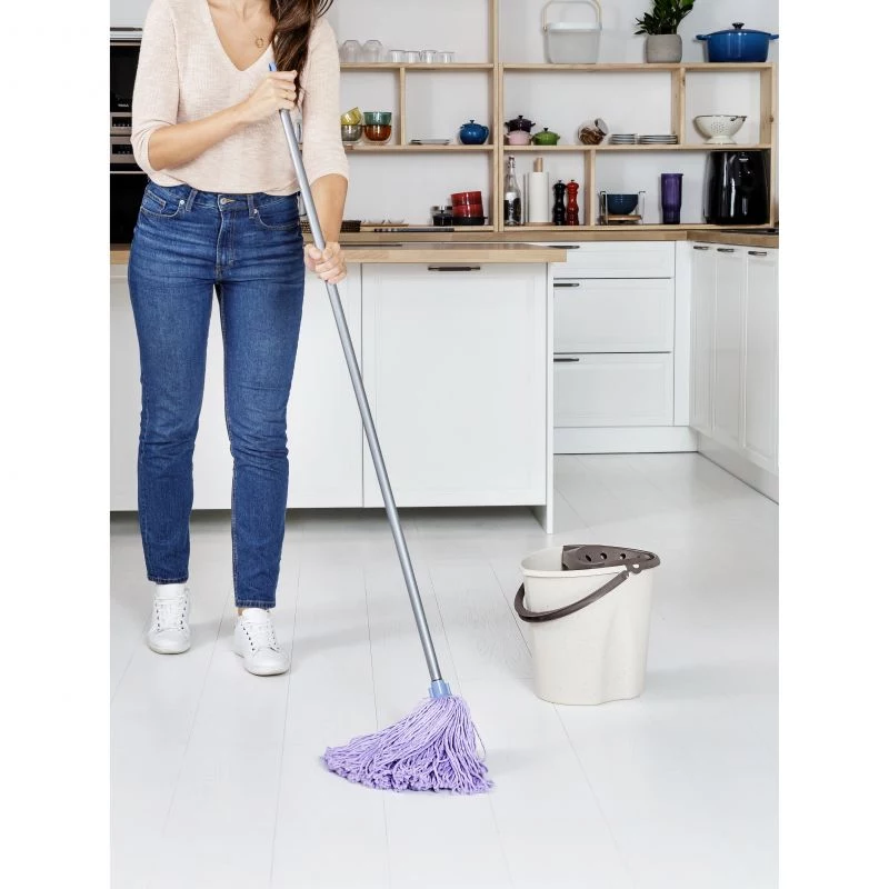 Tatay Ecohome 12 L šiukšlių dėžė su mygtuku, pilka (151104106)
