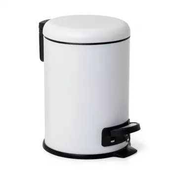 TATAY Pedal Bucket 3L Nordic nerūdijančio plieno/balta šiukšlių dėžė su pedalu