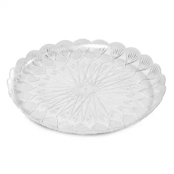 GUARDINI Easy Bake plastikiniai padėklai permatomi, rinkinys iš 2 vnt., Ø33 cm