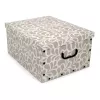 ORDINETT kartoninė dėžė 49x39x25cm Big Box Goccia, įvairių spalvų – mėlyna/šviesiai pilka/bordo