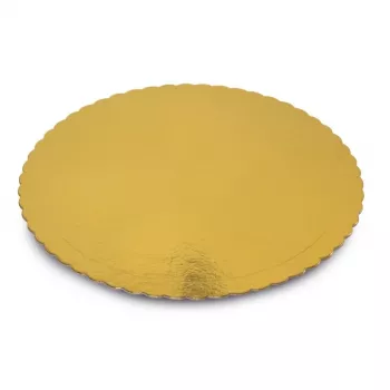 GUARDINI Easy Bake popierinės pyragų formelės auksinės 32 cm, 2 vnt.
