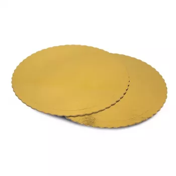 GUARDINI Easy Bake popierinės pyragų formelės auksinės 32 cm, 2 vnt.