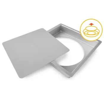 GUARDINI kvadratine kepimo forma su nuimamu dugnu Professional 26x26x5cm
