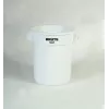 Rubbermaid BRUTE 75,7L baltas apvalus konteineris su ventiliacijos kanalais, be dangčio FG262000WHT