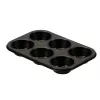 GUARDINI Gardenia keksiukų forma 6 vietų 27 x 18,5 x 2,9 cm anglinio plieno neprideganti danga
