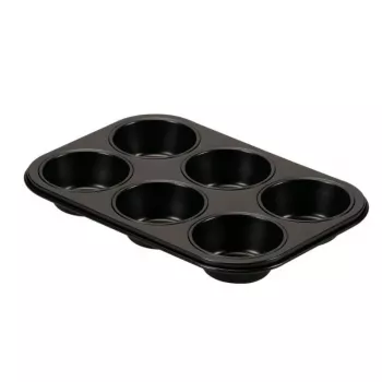 GUARDINI Gardenia keksiukų forma 6 vietų 27 x 18,5 x 2,9 cm anglinio plieno neprideganti danga