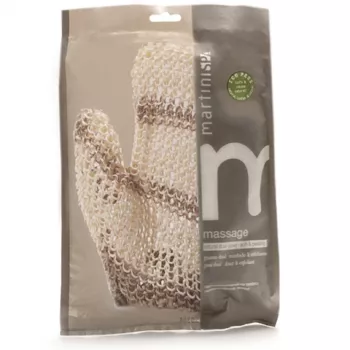 MARTINI SPA Sisal masažinė pirštinė Natural