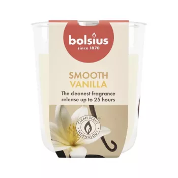 BOLSIUS True Scents vanilės kvapo žvakė stiklinėje, Ø80x73 mm