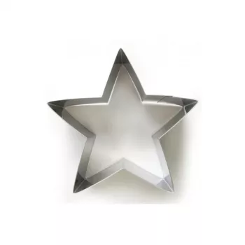 GUARDINI Kalėdinės žvaigždės formos pyrago skarda 20 x 20 cm, neprideganti anglinio plieno