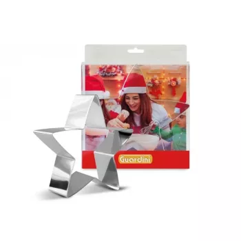 GUARDINI Kalėdinės žvaigždės formos pyrago skarda 20 x 20 cm, neprideganti anglinio plieno