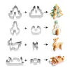GUARDINI 3D Gingerbread Mould Set of 4 in a Box 21 x 12.5 x 2 cm