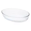 GUARDINI ovali borosilikatinio stiklo kepimo forma 35x24x7 cm 3L