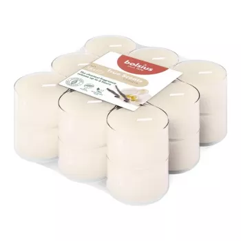BOLSIUS Aroma True Scents vanilės kvapo arbatžvakės 18 vnt.