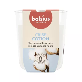 BOLSIUS True Scents Fresh Cotton kvapioji žvakė stiklinėje Ø80x73mm