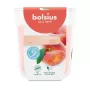 Bolsius True Scents kvapni žvakė stiklinėje, persikų, Ø80x73 mm