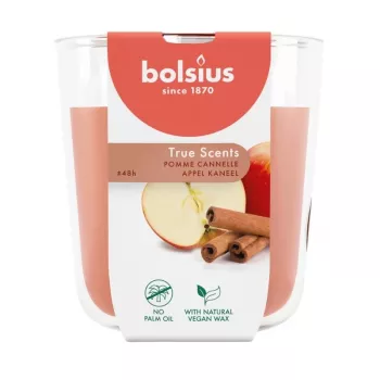 BOLSIUS True Scents kvapioji žvakė stiklinėje Apple Cinnamon 97x85mm
