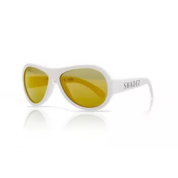 SHADEZ Classic White Junior vaikiški akiniai nuo saulės, 3-7 metų