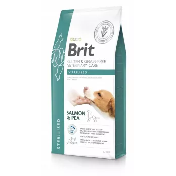BRIT Grain Free Vet Care Dog Sterilised - sausas pašaras sterilizuotiems šunims - 12 kg