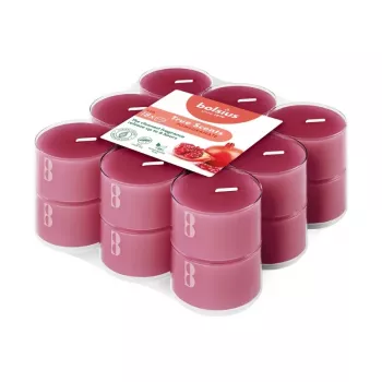 BOLSIUS True Scents granato aromatinės arbatžvakės, 18 vnt.