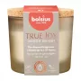 BOLSIUS True Joy Vanilla Delight kvapioji žvakė stiklinėje su kamštiniu dangteliu, Ø66x83 mm