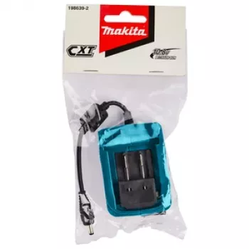 Makita CXT 12V max Li-Ion akumuliatoriaus adapteris su DC lizdu (5,5 x 2,1 mm), 2,2A