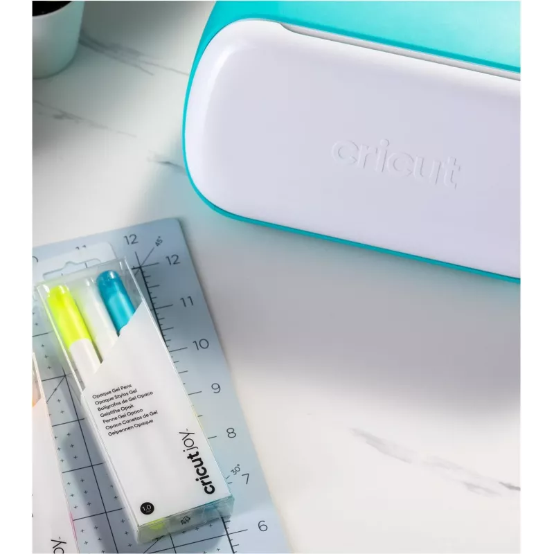 Cricut Joy gelinių rašiklių rinkinys 1,0 mm, baltas, mėlynas, geltonas (3 rašikliai) 2009381