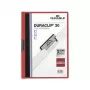 DURABLE Duraclip Original 30 raudonas segtuvas su spaustuku A4