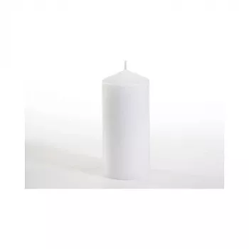 PAPSTAR stulpelinė žvakė 13 cm balta
