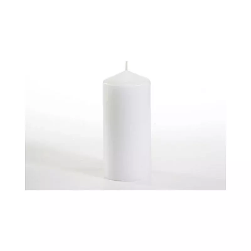 PAPSTAR stulpelinė žvakė 13 cm balta