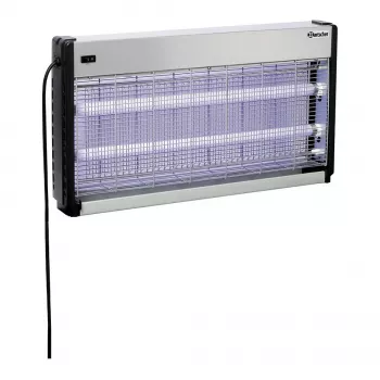 Bartscher IV-65 elektrinis vabzdžių naikintuvas, 2x15 W UV-A lempos, 150 m² aprėptis, 2500 V tinklelis, montuojamas ant sienos / stovimas, aliuminis / plastikas