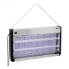 Bartscher IV-65 elektrinis vabzdžių naikintuvas, 2x15 W UV-A lempos, 150 m² aprėptis, 2500 V tinklelis, montuojamas ant sienos / stovimas, aliuminis / plastikas