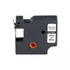 G&G suderinama etikečių juosta 9mm x 7m juoda ant baltos Dymo D1 40913
